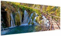 Mivali Tablou - Intrare in cascade, dintr-o bucată 145x58 cm (V023808V14558)