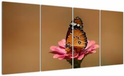 Mivali Tablou cu fluture pe floare, din patru bucăți 160x80 cm (V020268V16080)