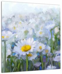 Mivali Tablou pe sticlă - În margaretă, dintr-o bucată 40x40 cm pe sticlă (V021454V4040GD)
