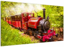 Mivali Tablou - Tren cu aburi, dintr-o bucată 120x70 cm (V023340V12070)