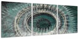 Mivali Tablou cu fântănă arteziană, din trei bucăți 90x30 cm (V020834V9030)