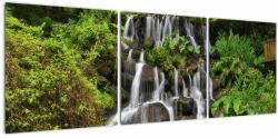 Mivali Tablou - Cascadă tropicală, din trei bucăți 120x40 cm (V022550V12040)