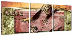 Mivali Tablou abstract, din trei bucăți 90x30 cm (V022050V9030)