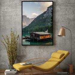 Mivali Poster - Cabana pe lac, mărimea 30x30 cm (S040041S3030)