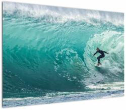 Mivali Tablou cu surferi, dintr-o bucată 100x70 cm (V021228V10070)