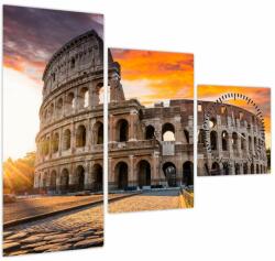 Mivali Tablou - Coloseum din Roma (cu ceas), din trei bucăți 90x70 cm cu ceas (V022393V9070C)
