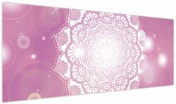 Mivali Tablou - Mandala pe fundal roz, dintr-o bucată 145x58 cm (V023690V14558)