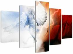 Mivali Tablou - Binele și răul, din cinci bucăți 150x105 cm (V023274V150105)