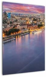 Mivali Tablou cu orașul Bratislava cu râu, dintr-o bucată 50x70 cm (V020706V5070)
