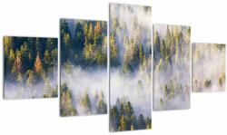 Mivali Tablou - Copac în ceață, din cinci bucăți 125x70 cm (V023148V12570)
