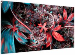 Mivali Tablou abstract cu flori exotice, dintr-o bucată 120x70 cm (V022145V12070)