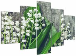 Mivali Tablou cu lăcrimioare, din cinci bucăți 150x105 cm (V020387V150105)