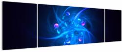 Mivali Tabloul modern cu abstracțiune albastră, din trei bucăți 170x50 cm (V020137V17050)