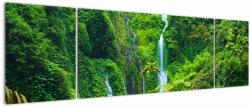 Mivali Tablou - Cascada Madakaripura, Java de Est, Indonezia, din trei bucăți 170x50 cm (V023400V17050)