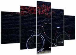Mivali Tablou cu carusel din Amsterdam, din cinci bucăți 150x105 cm (V021156V150105)