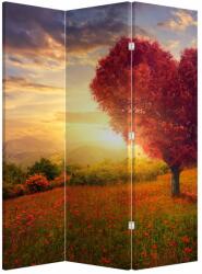 Mivali Paravan - Copaci în forma de inimă, din 3 bucăți, 126x170 cm (P020949P135180)