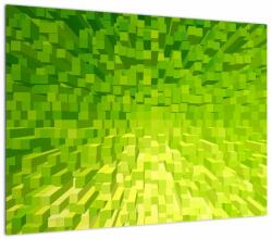 Mivali Tabloul cuburilor galbenverzui, dintr-o bucată 70x50 cm (V020057V7050)