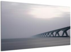Mivali Tablou - Podul în ceață, dintr-o bucată 120x70 cm (V022726V12070)