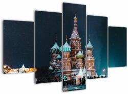 Mivali Tablou construcției din Rusia, din cinci bucăți 150x105 cm (V021374V150105)