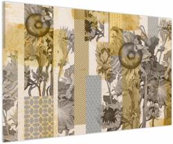 Mivali Tablou - Colaj cu floarea-soarelui, dintr-o bucată 120x80 cm (V024086V12080)