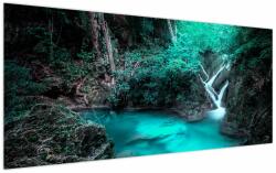 Mivali Tablou - Oază turcoaz, dintr-o bucată 120x50 cm (V024104V12050)