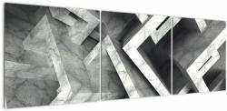 Mivali Tablou cu cuburi abstracte, din trei bucăți 150x50 cm (V022004V15050)
