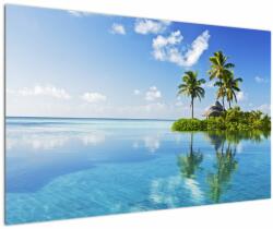 Mivali Tablou - Insula tropicală, dintr-o bucată 120x80 cm (V022457V12080)