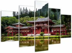 Mivali Tablou - arhitectura Chinezească, din cinci bucăți 150x105 cm (V020524V150105)