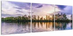 Mivali Tablou cu lac, din trei bucăți 120x40 cm (V020248V12040)