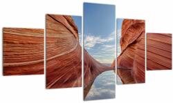 Mivali Tablou - Vermilion Cliffs Arizona, din cinci bucăți 125x70 cm (V021540V12570)