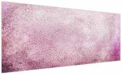 Mivali Tablou - Mandala pe zid roz, dintr-o bucată 250x125 cm (V023963V250125)