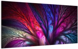 Mivali Tablou pe sticlă abstract cu copacul, dintr-o bucată 100x50 cm pe sticlă (V020125V10050GD)