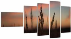 Mivali Tablou - Silueta plantei, din cinci bucăți 110x60 cm (V022647V11060)