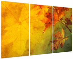 Mivali Tablou - Frunze de toamnă, din trei bucăți 120x80 cm (V023767V120803PCS)