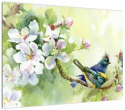 Mivali Tablou pe sticlă - Primăvară, dintr-o bucată 70x50 cm pe sticlă (V023448V7050GD)