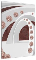 Mivali Tablou - Arcade 3D cu flori, dintr-o bucată 50x70 cm (V022782V5070)