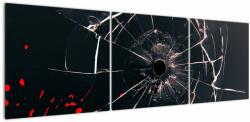 Mivali Tablou abstract - sticla spartă, din trei bucăți 150x50 cm (V020818V15050)