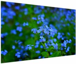 Mivali Tablou cu flori albastre, dintr-o bucată 150x100 cm (V020377V150100)