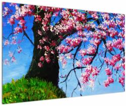Mivali Tablou - Cireș înflorit - pictură, dintr-o bucată 120x80 cm (V023314V12080)