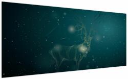 Mivali Tablou - Cerb magic noaptea, dintr-o bucată 200x100 cm (V023640V200100)