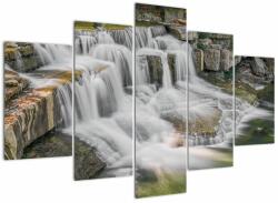 Mivali Tablou cu cascade, din cinci bucăți 150x105 cm (V020328V150105)
