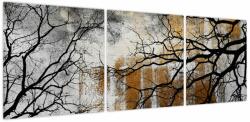 Mivali Tablou - Siluetă copac, din trei bucăți 120x40 cm (V024042V12040)