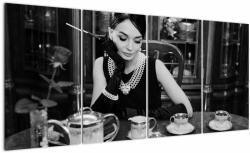 Mivali Tablou cu femeie, din patru bucăți 160x80 cm (V022261V16080)