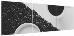 Mivali Tablou cu cafea, din trei bucăți 150x50 cm (V020399V15050)