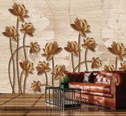 Mivali Fototapet - Flori abstract, vlies, 490x340 cm (T100031TQ10)