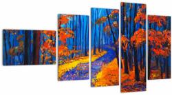Mivali Tablou - Pădurea toamna, din cinci bucăți 110x60 cm (V023334V11060)