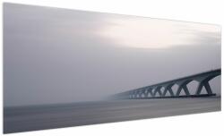 Mivali Tablou - Podul în ceață, dintr-o bucată 250x125 cm (V022726V250125)
