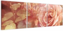 Mivali Tablou cu trandafir, din trei bucăți 120x40 cm (V022255V12040)