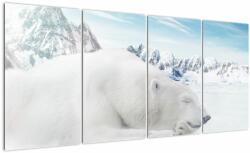 Mivali Tablou - Urs polar, din patru bucăți 160x80 cm (V022322V16080)