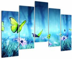 Mivali Tablou - Poiană mistică de pădure, din cinci bucăți 125x90 cm (V022815V12590)